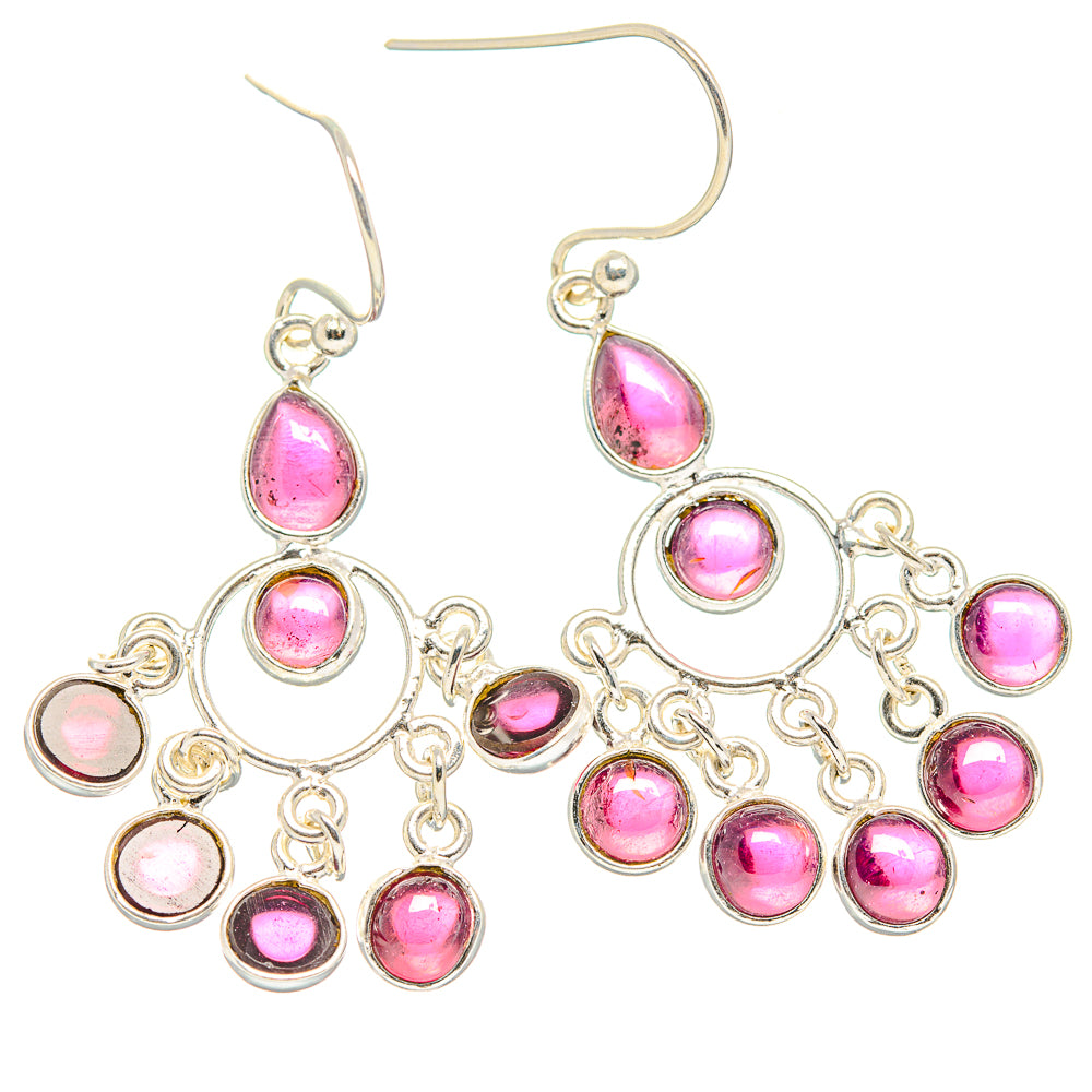 Garnet Earrings handcrafted by Anasilvercos - EARR429892 - Photo 2