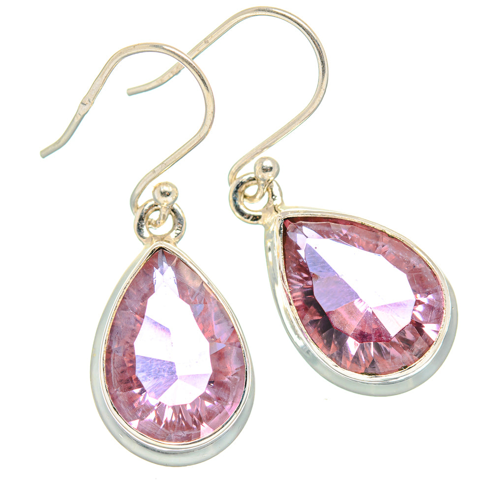 Color Change Alexandrite (Lab.) Earrings handcrafted by Anasilvercos - EARR429903 - Photo 2