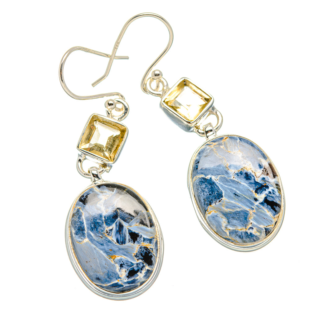 Pietersite Earrings handcrafted by Anasilvercos - EARR429906 - Photo 2