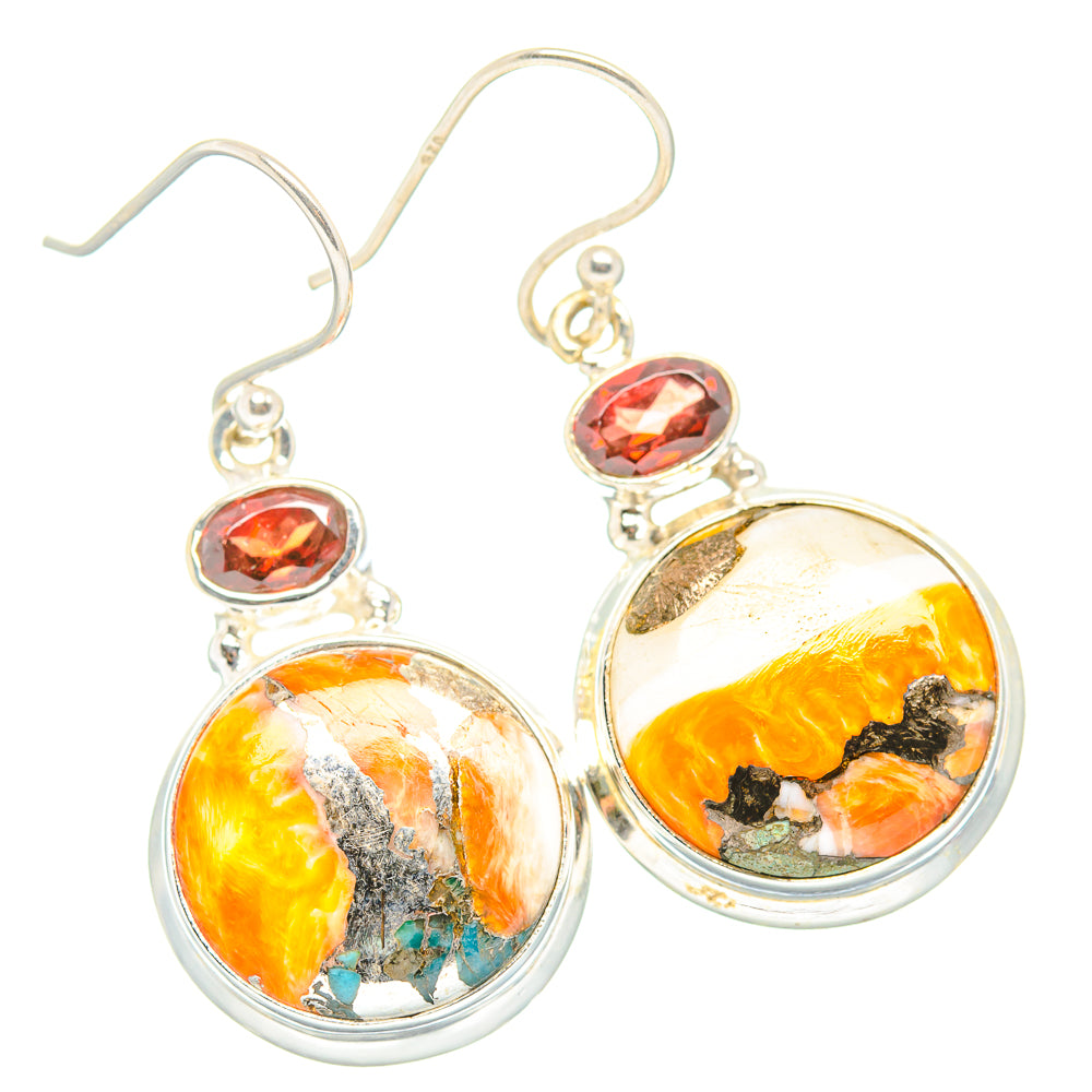 Brecciated Mookaite Earrings handcrafted by Anasilvercos - EARR429915 - Photo 2