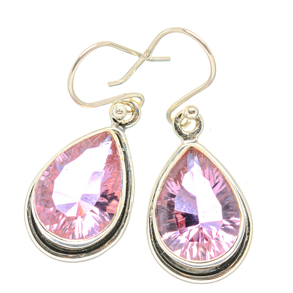 Color Change Alexandrite (Lab.) Earrings handcrafted by Anasilvercos - EARR429921 - Photo 2