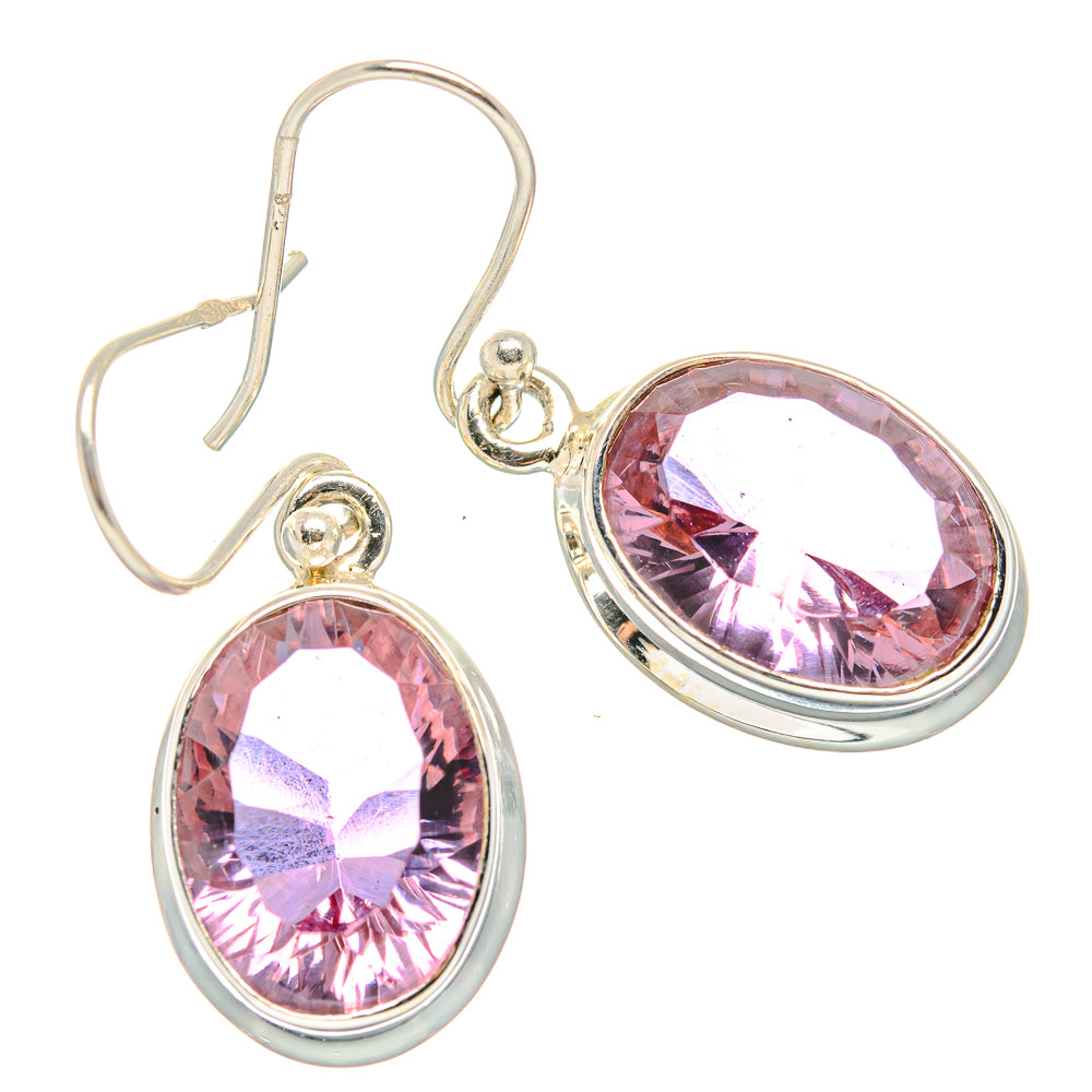 Color Change Alexandrite (Lab.) Earrings handcrafted by Anasilvercos - EARR429924 - Photo 2