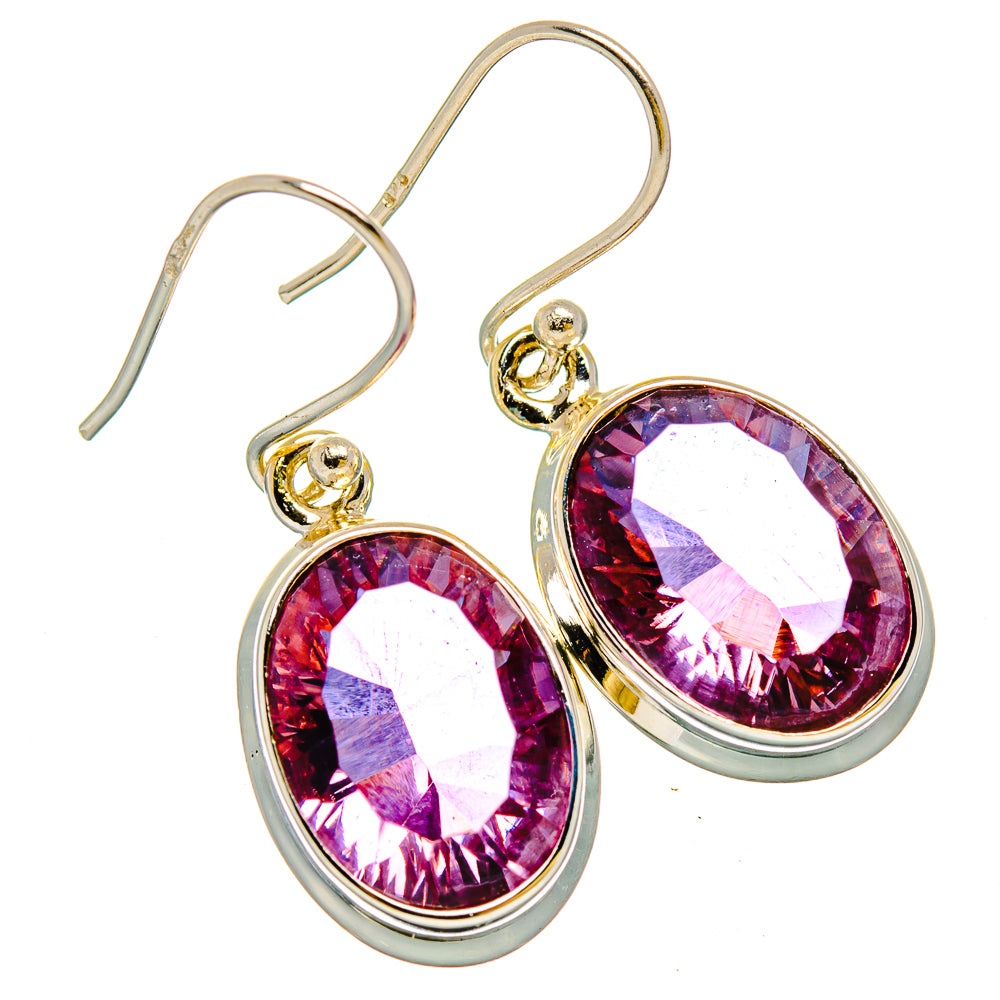 Color Change Alexandrite (Lab.) Earrings handcrafted by Anasilvercos - EARR429933 - Photo 2
