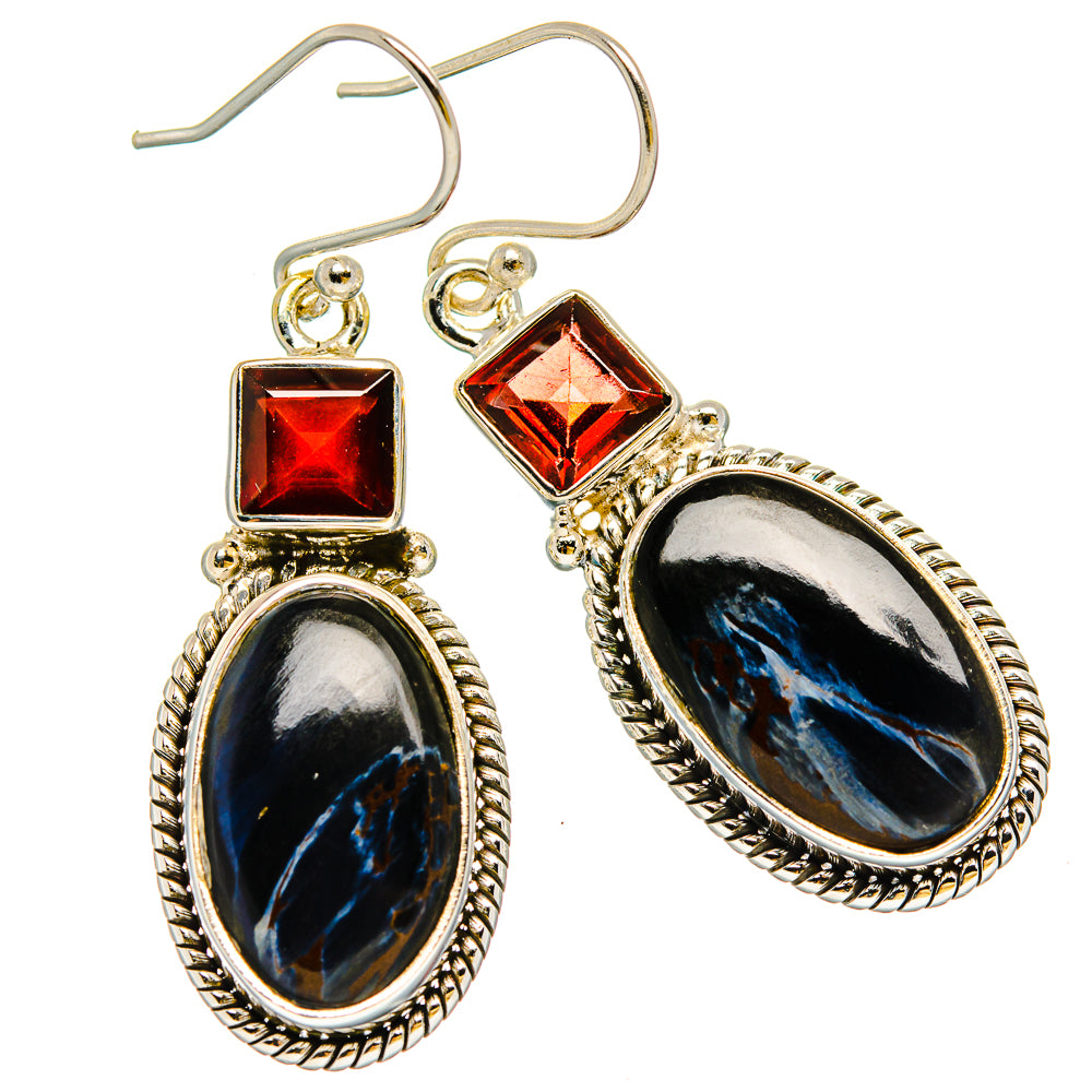 Pietersite Earrings handcrafted by Anasilvercos - EARR429935 - Photo 2