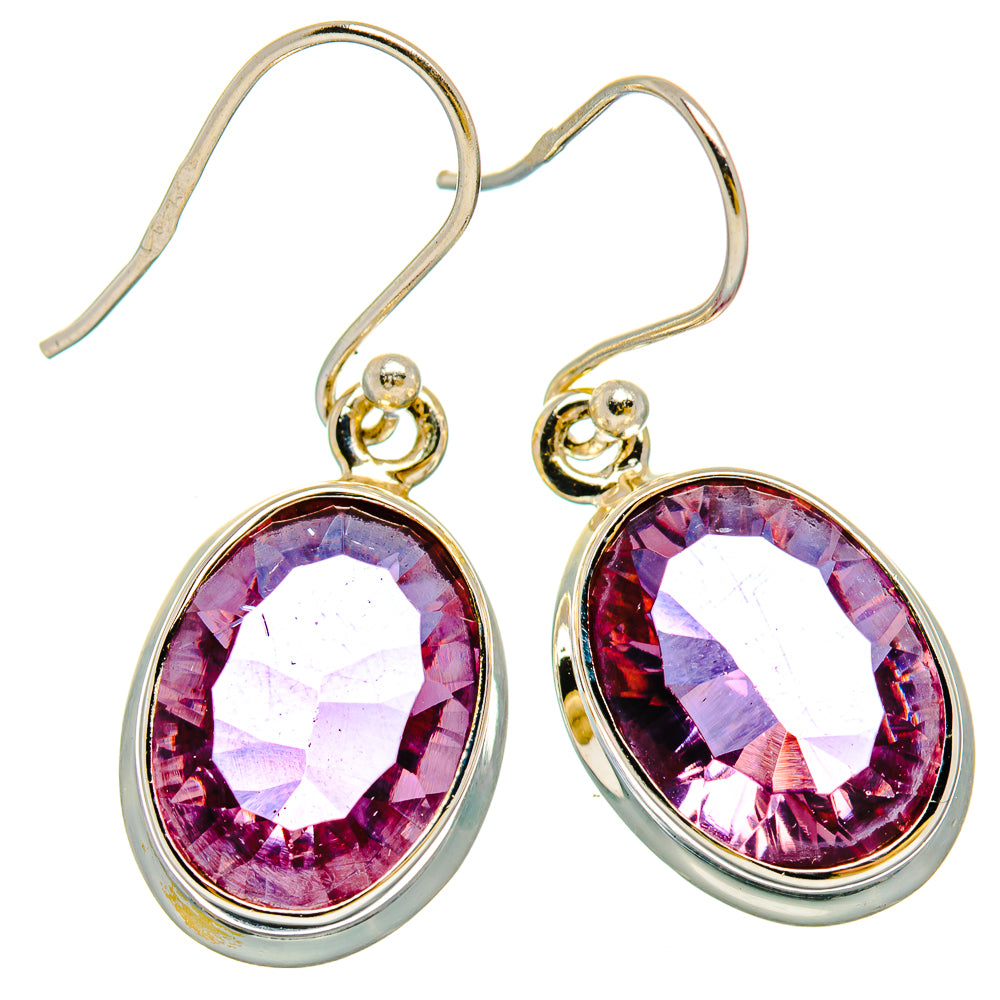 Color Change Alexandrite (Lab.) Earrings handcrafted by Anasilvercos - EARR429937 - Photo 2