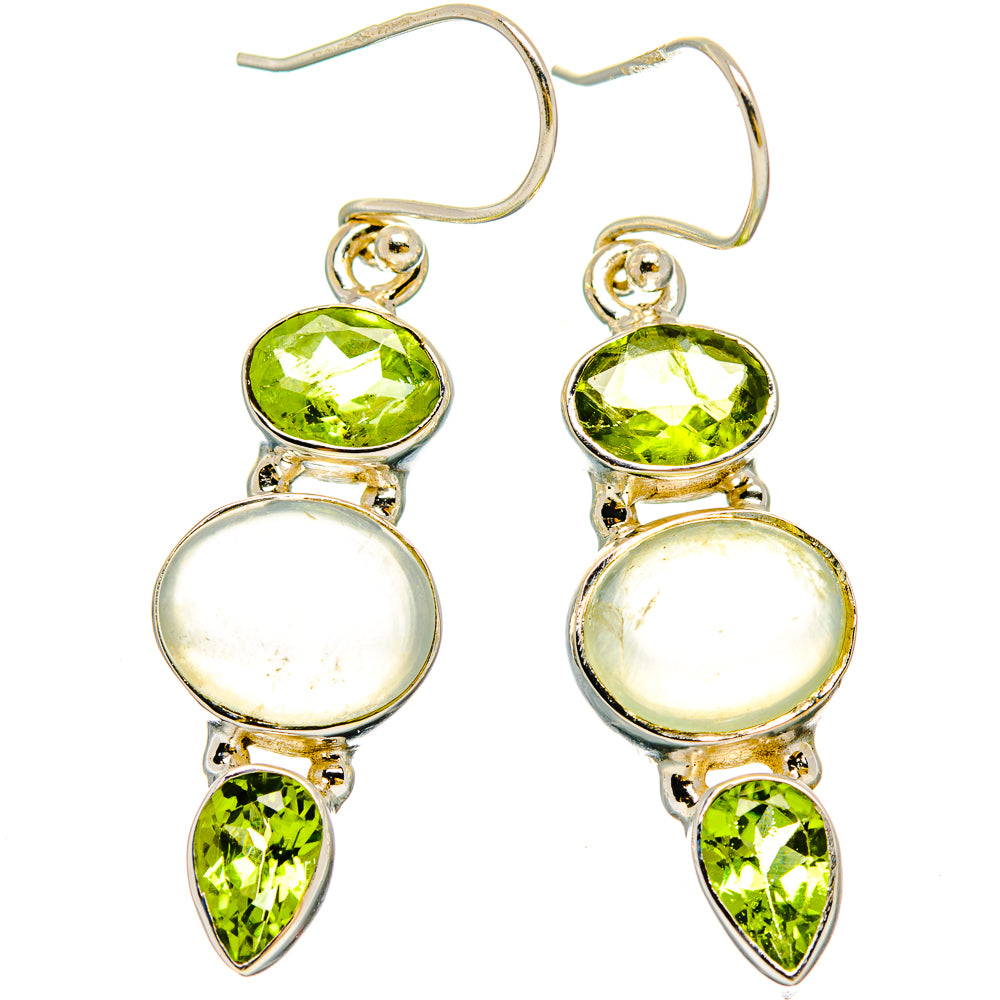 Prehnite Earrings handcrafted by Anasilvercos - EARR429939 - Photo 2