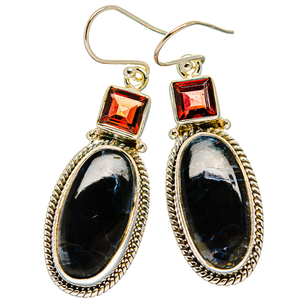 Pietersite Earrings handcrafted by Anasilvercos - EARR429940 - Photo 2
