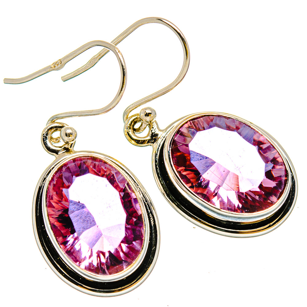 Color Change Alexandrite (Lab.) Earrings handcrafted by Anasilvercos - EARR429944 - Photo 2