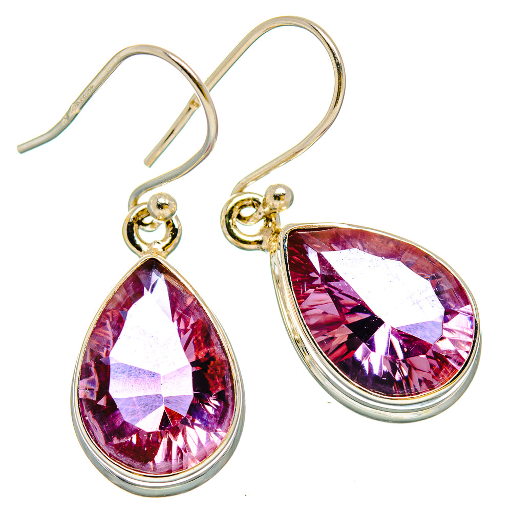 Color Change Alexandrite (Lab.) Earrings handcrafted by Anasilvercos - EARR429947 - Photo 2