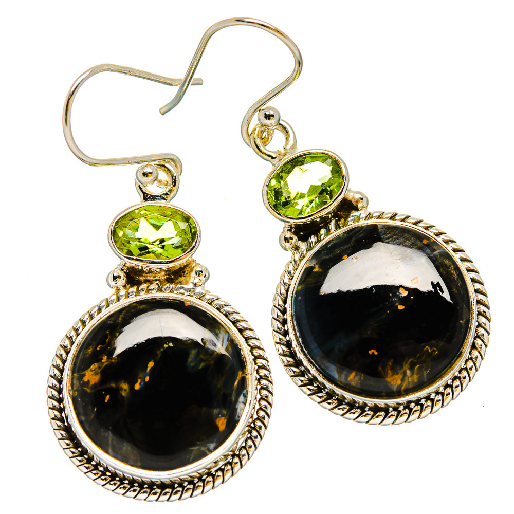 Pietersite Earrings handcrafted by Anasilvercos - EARR429948 - Photo 2
