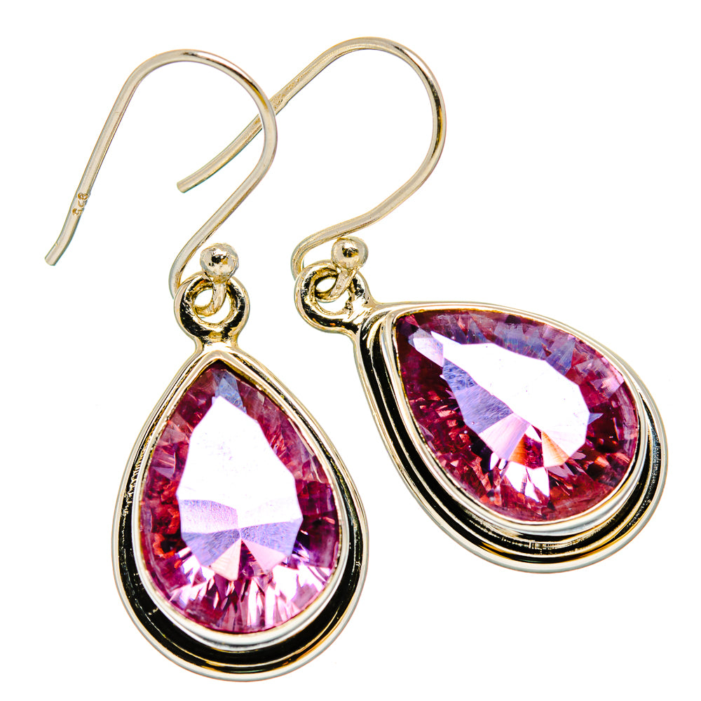 Color Change Alexandrite (Lab.) Earrings handcrafted by Anasilvercos - EARR429959 - Photo 2