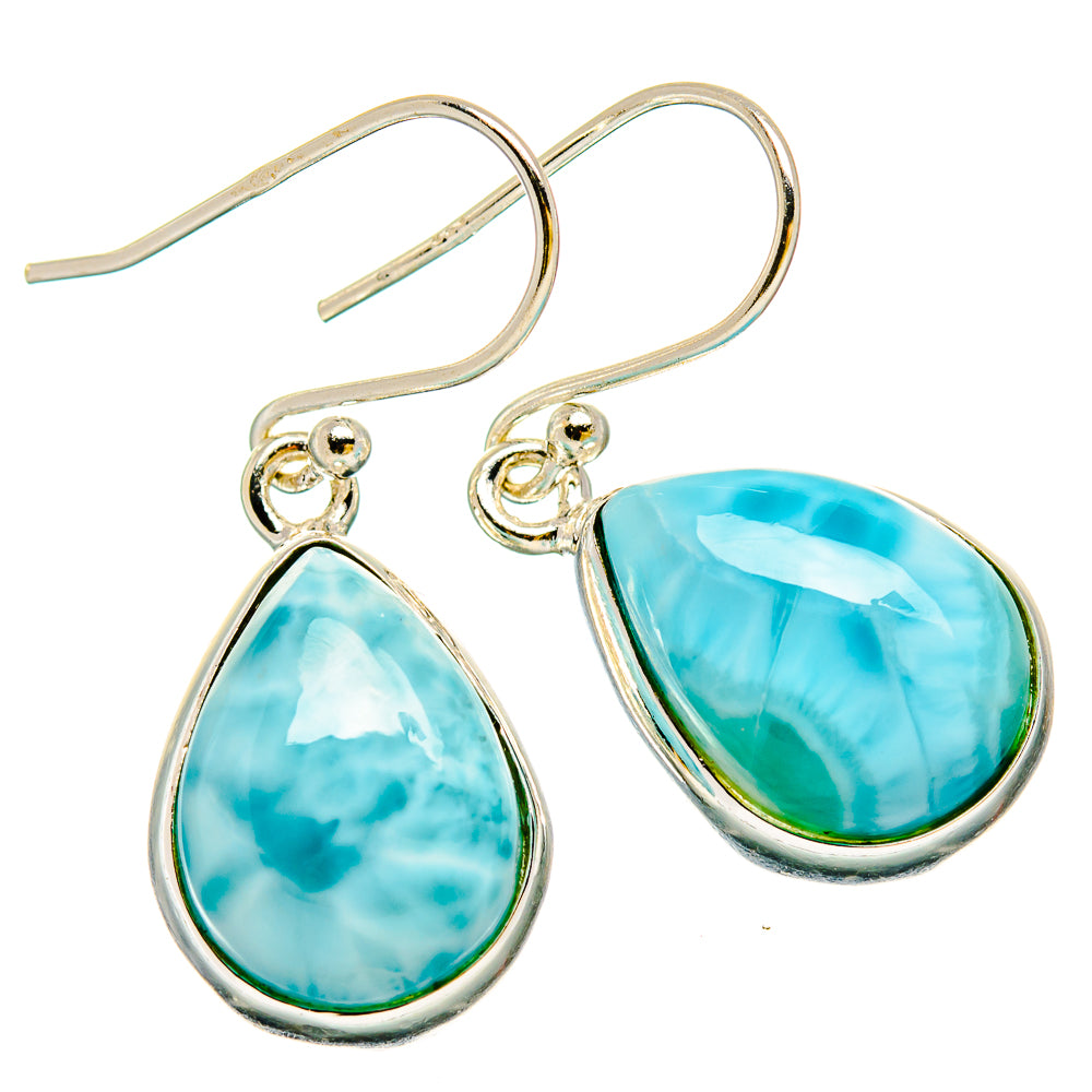 Larimar Earrings handcrafted by Anasilvercos - EARR429960 - Photo 2