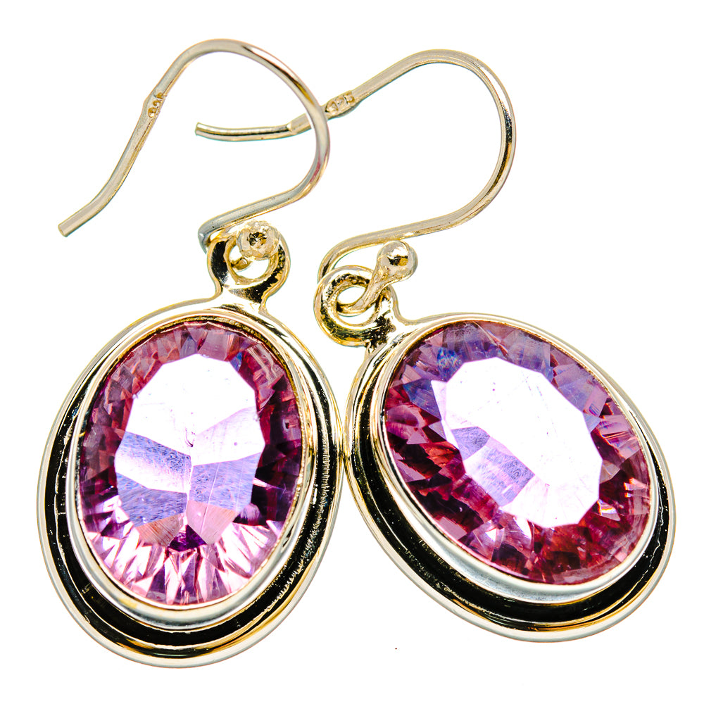 Color Change Alexandrite (Lab.) Earrings handcrafted by Anasilvercos - EARR429961 - Photo 2