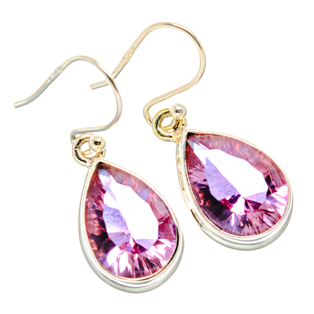 Color Change Alexandrite  (Lab.) Earrings handcrafted by Anasilvercos - EARR429980 - Photo 2