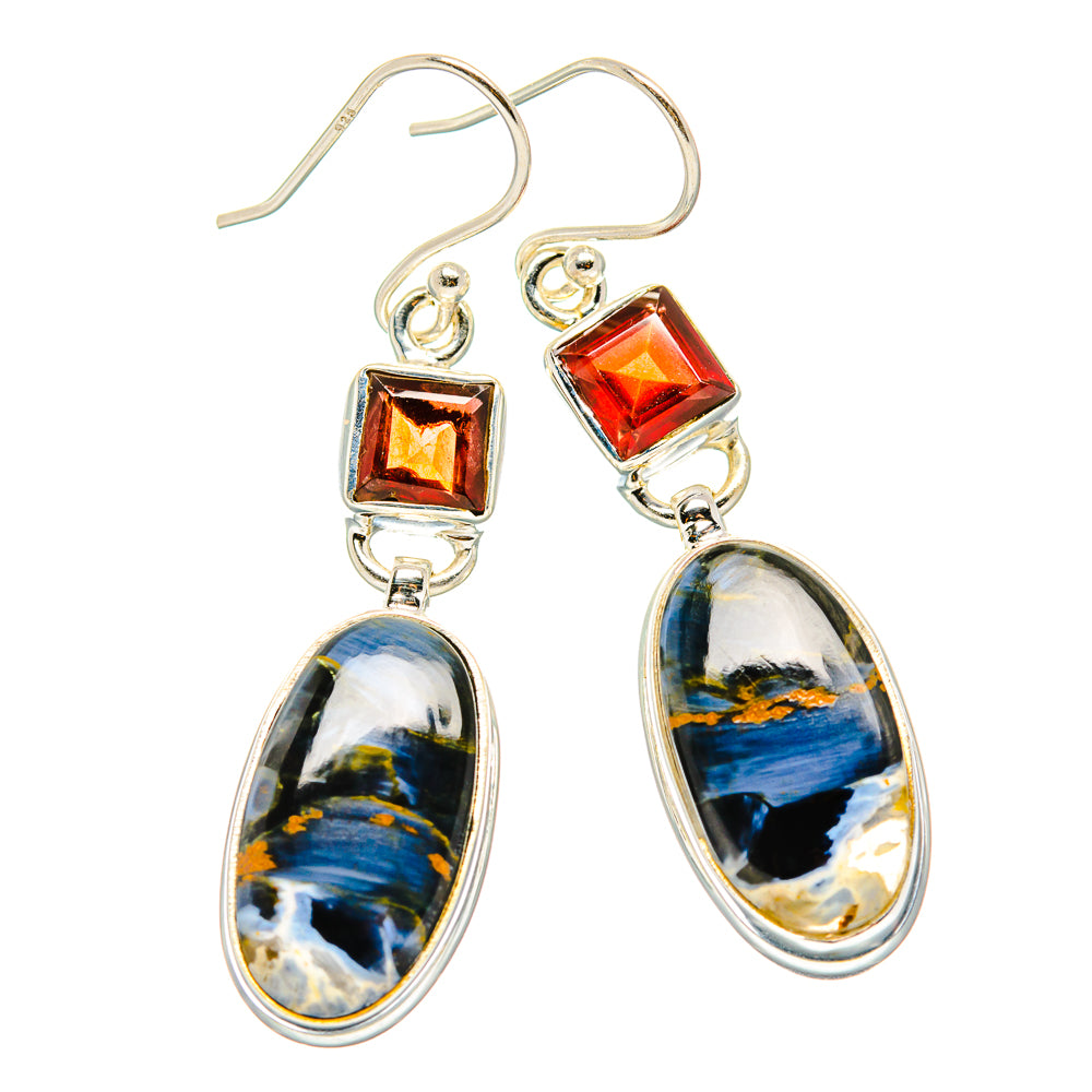 Pietersite Earrings handcrafted by Anasilvercos - EARR429983 - Photo 2