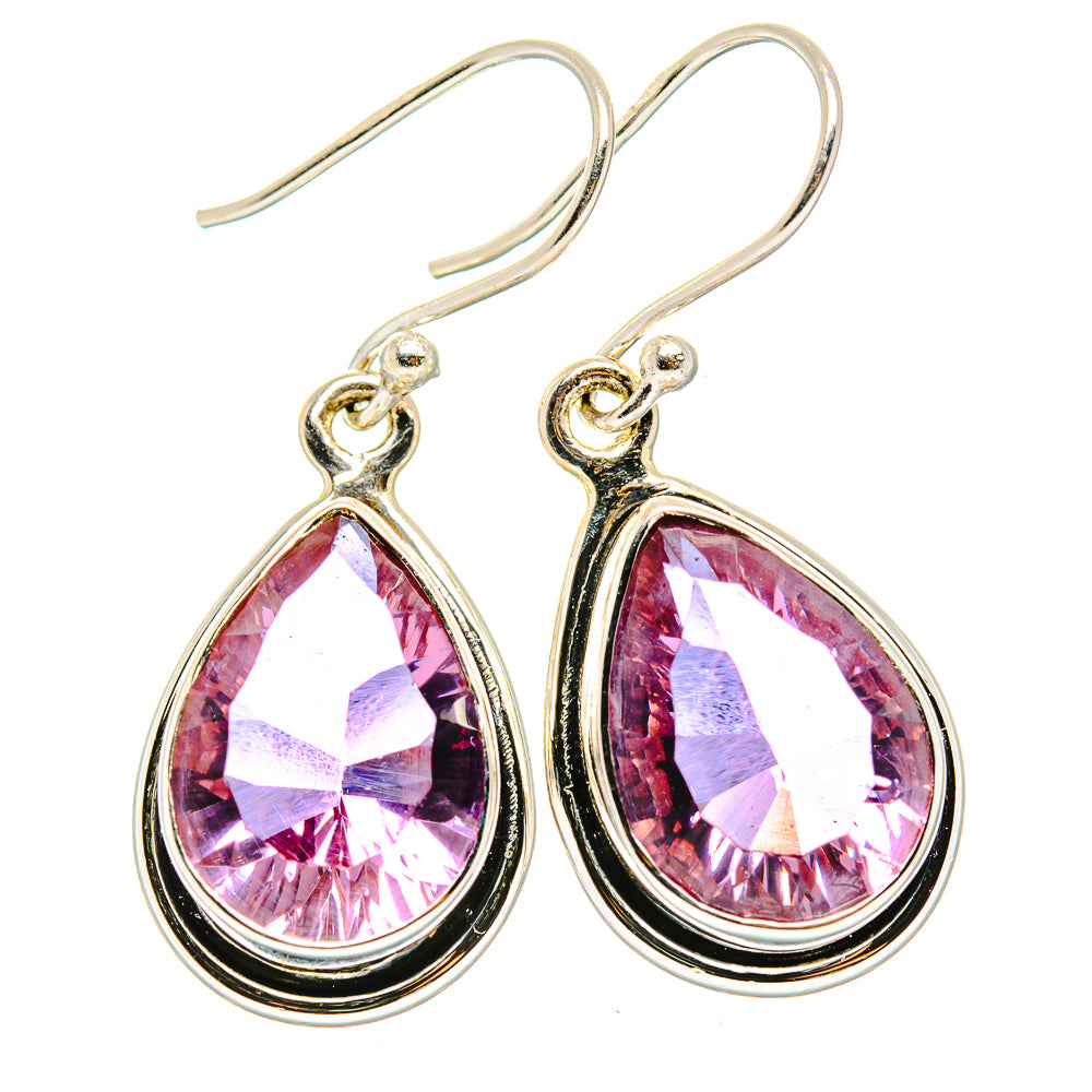 Color Change Alexandrite  (Lab.) Earrings handcrafted by Anasilvercos - EARR430004 - Photo 2