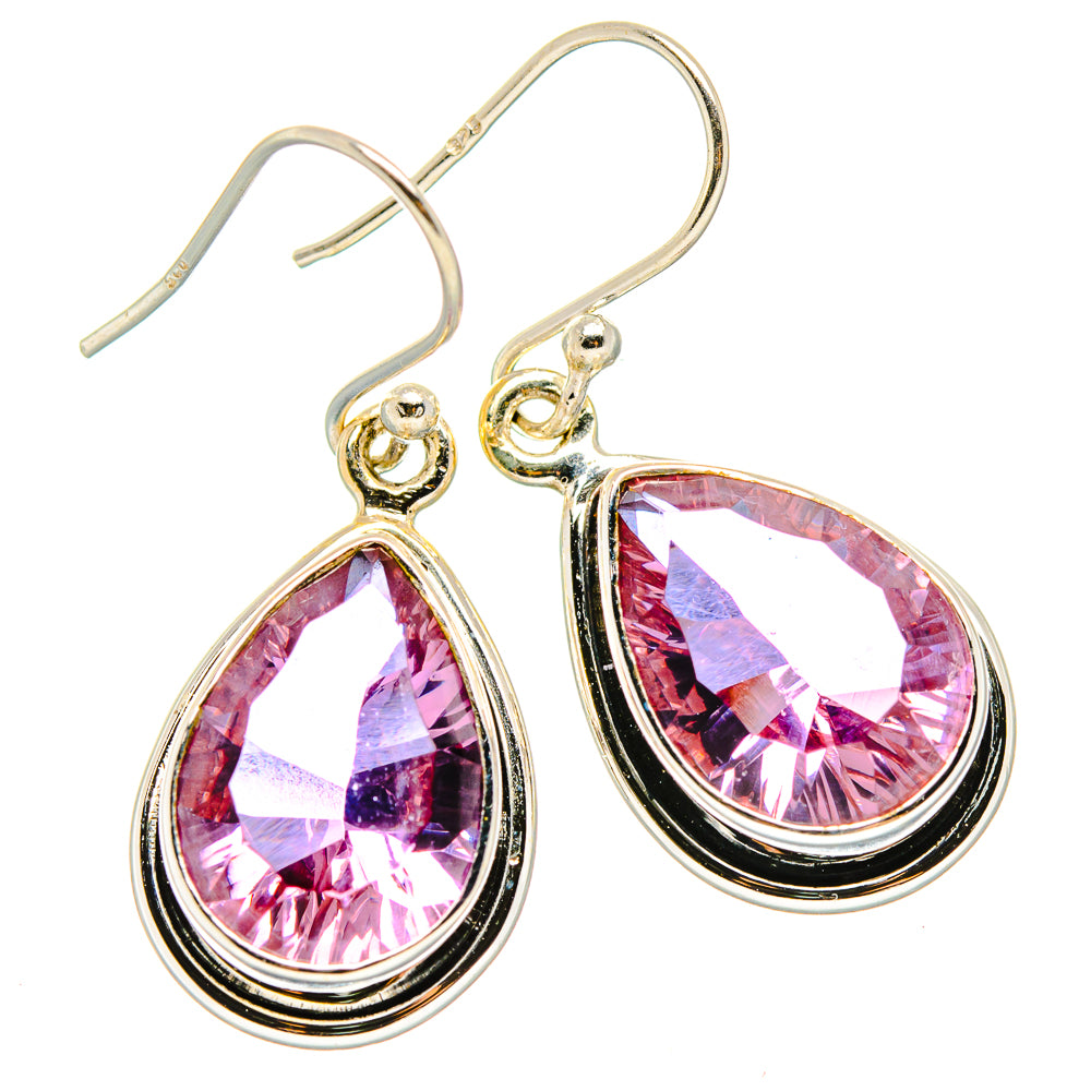 Color Change Alexandrite  (Lab.) Earrings handcrafted by Anasilvercos - EARR430022 - Photo 2