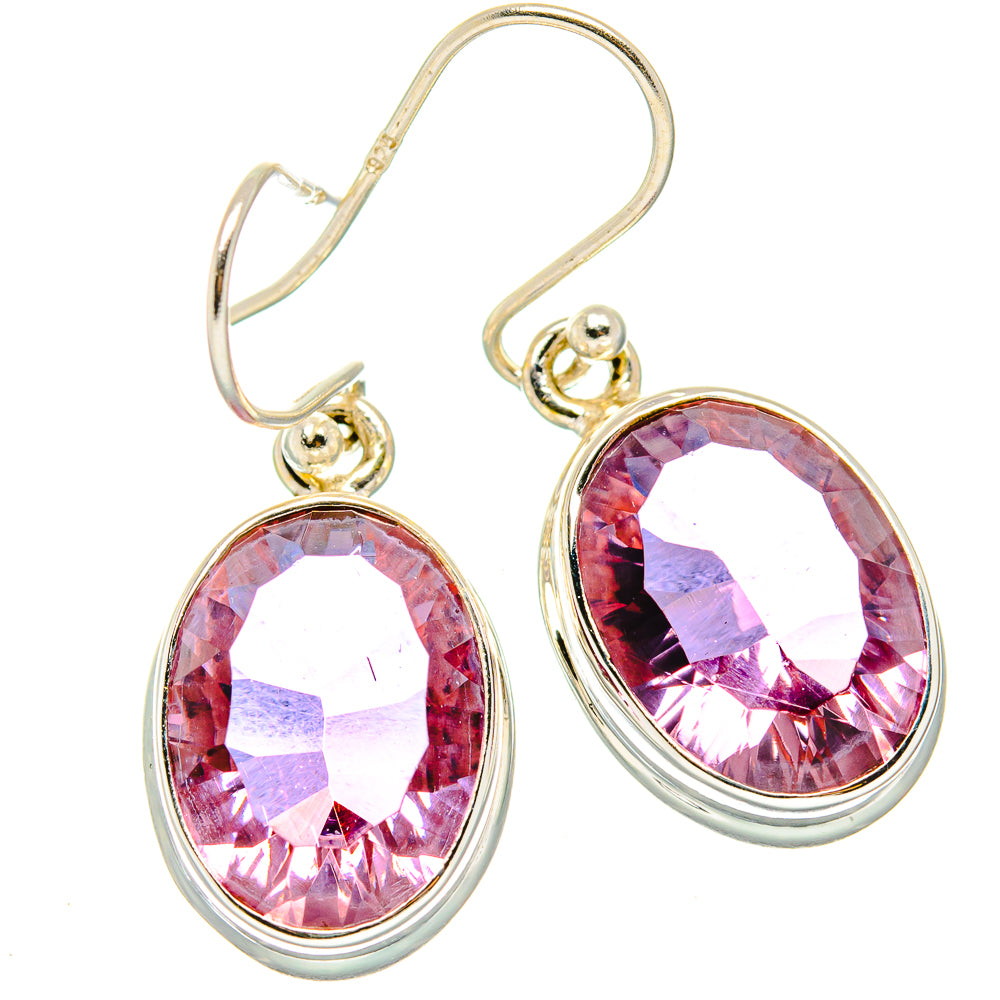 Color Change Alexandrite  (Lab.) Earrings handcrafted by Anasilvercos - EARR430029 - Photo 2