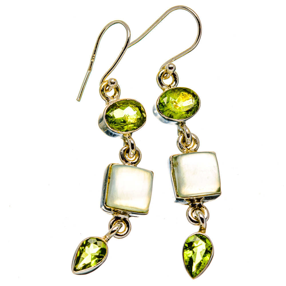 Prehnite Earrings handcrafted by Anasilvercos - EARR430036 - Photo 2