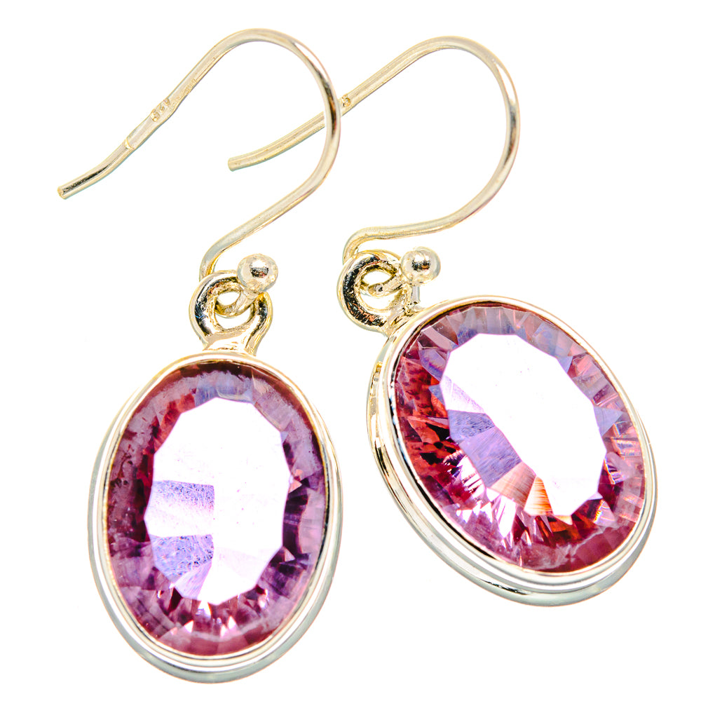 Color Change Alexandrite (Lab.) Earrings handcrafted by Anasilvercos - EARR430038 - Photo 2