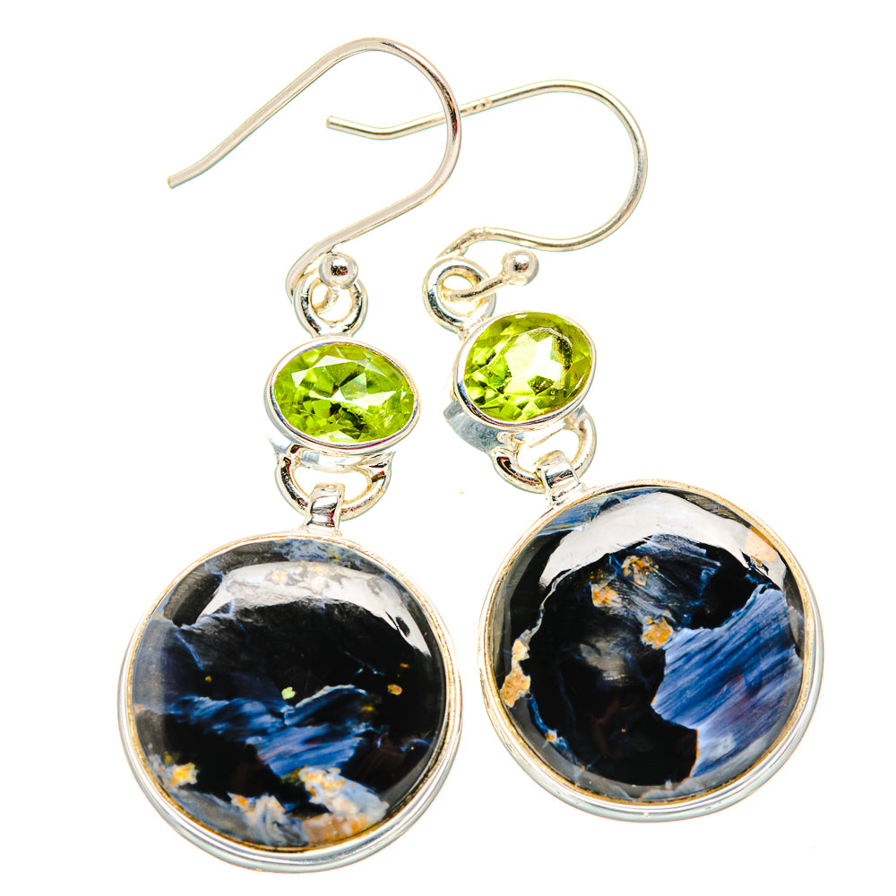 Pietersite Earrings handcrafted by Anasilvercos - EARR430039 - Photo 2