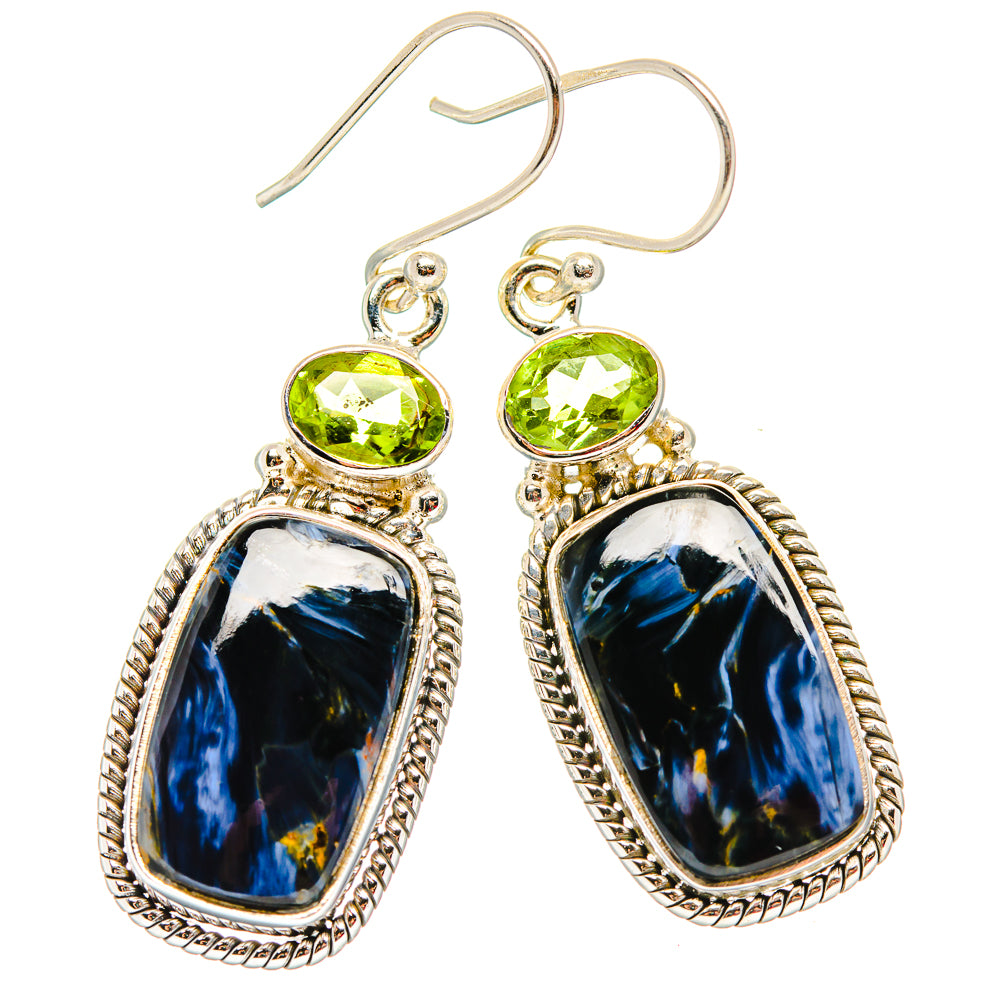 Pietersite Earrings handcrafted by Anasilvercos - EARR430049 - Photo 2