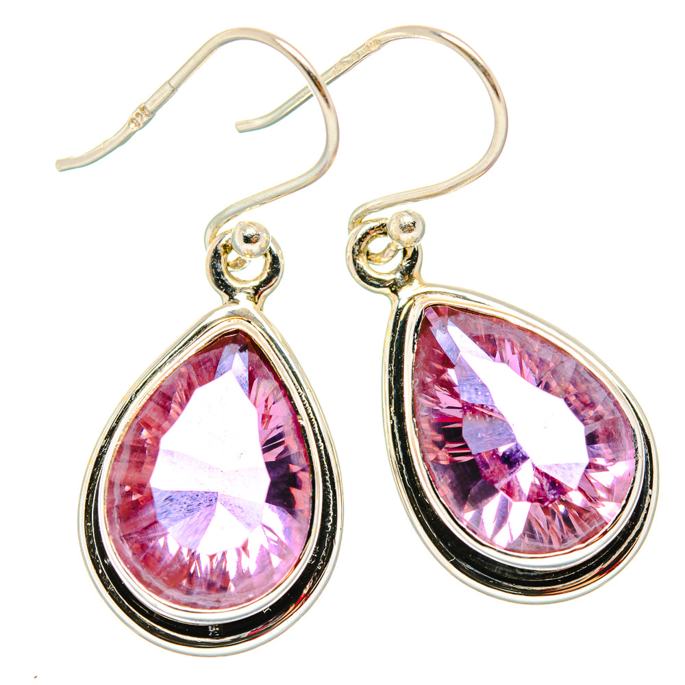Color Change Alexandrite (Lab.) Earrings handcrafted by Anasilvercos - EARR430052 - Photo 2