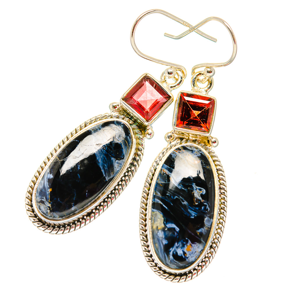 Pietersite Earrings handcrafted by Anasilvercos - EARR430071 - Photo 2
