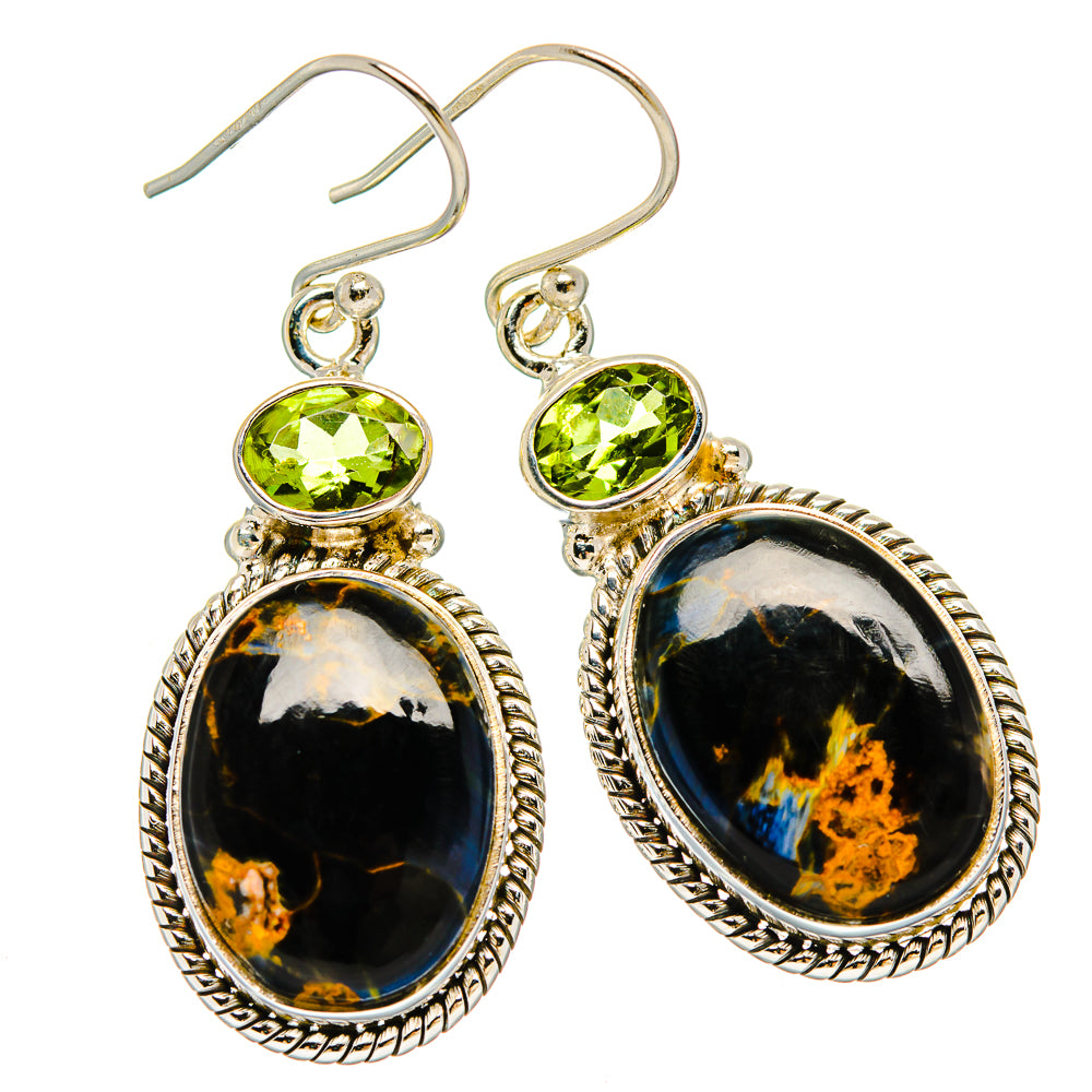 Pietersite Earrings handcrafted by Anasilvercos - EARR430081 - Photo 2