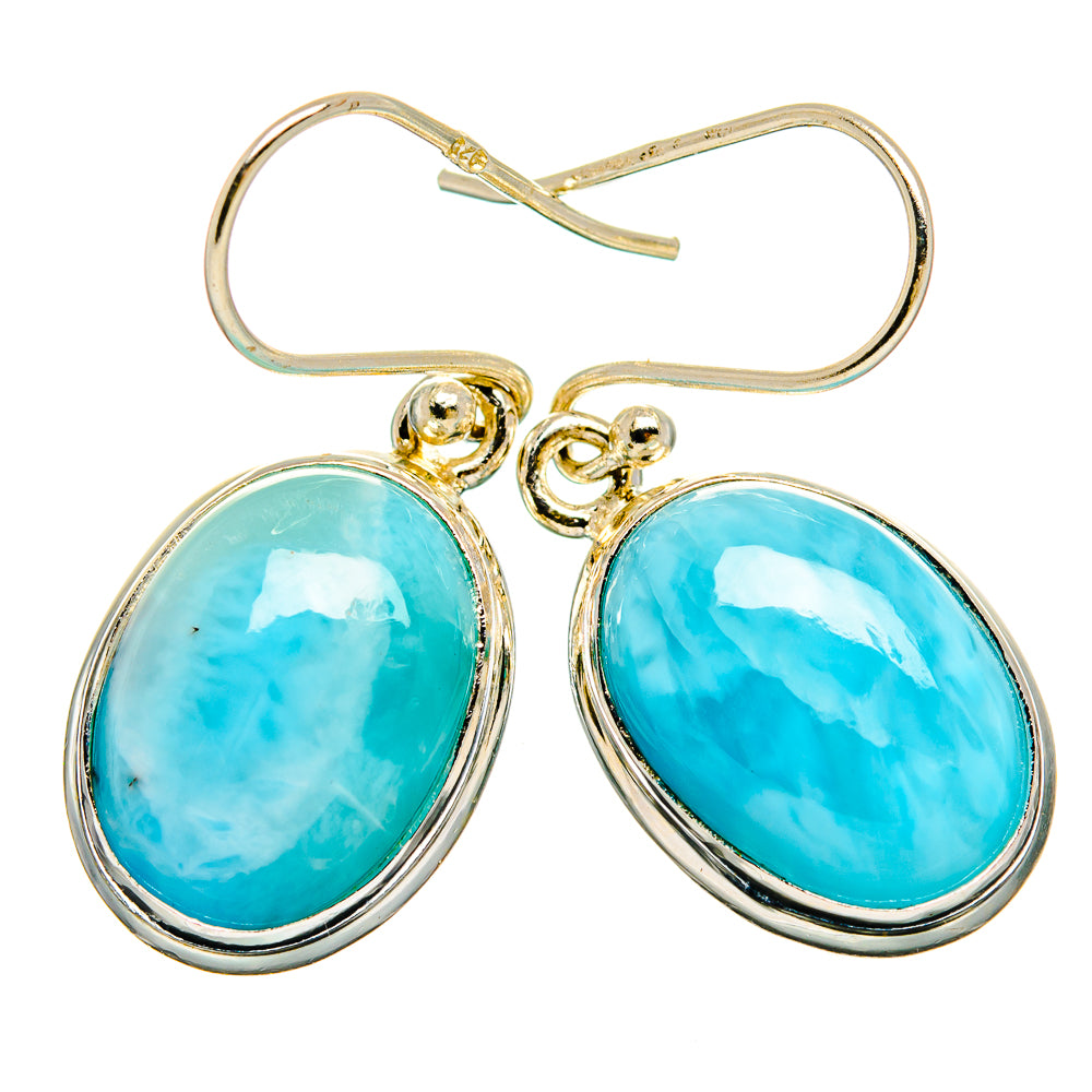 Larimar Earrings handcrafted by Anasilvercos - EARR430083 - Photo 2