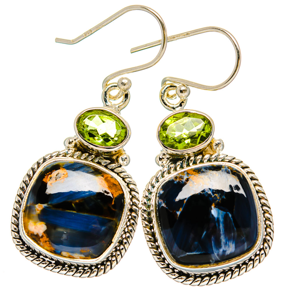 Pietersite Earrings handcrafted by Anasilvercos - EARR430085 - Photo 2