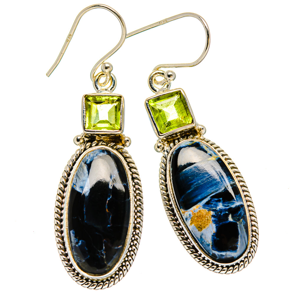 Pietersite Earrings handcrafted by Anasilvercos - EARR430087 - Photo 2