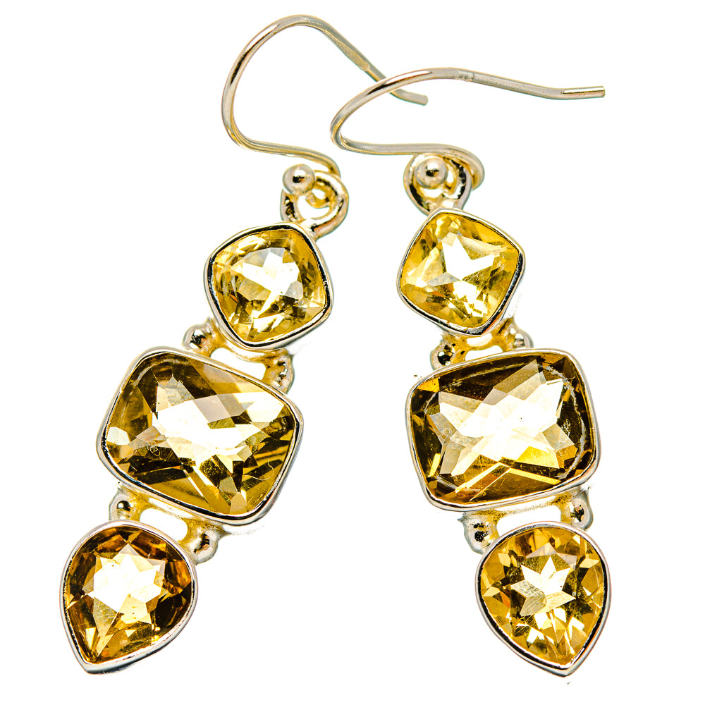 Citrine Earrings handcrafted by Anasilvercos - EARR430090 - Photo 2