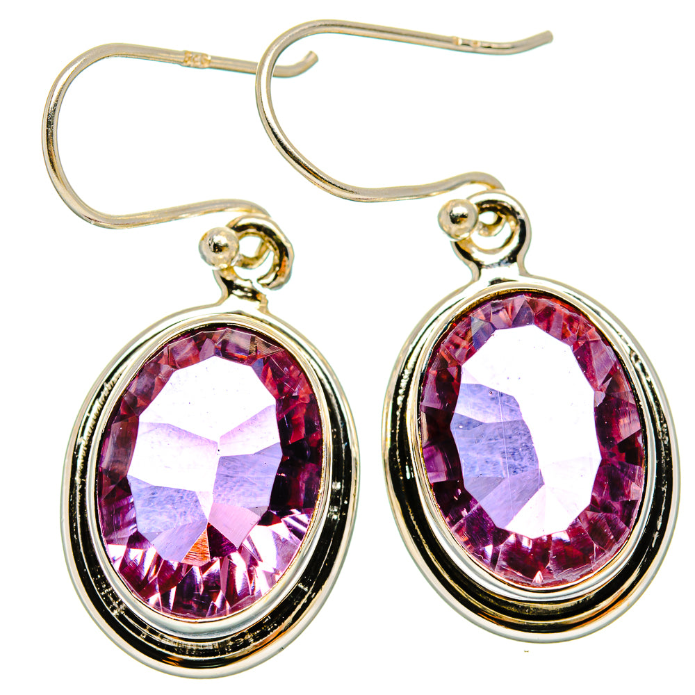Color Change Alexandrite Earrings handcrafted by Anasilvercos - EARR430095 - Photo 2