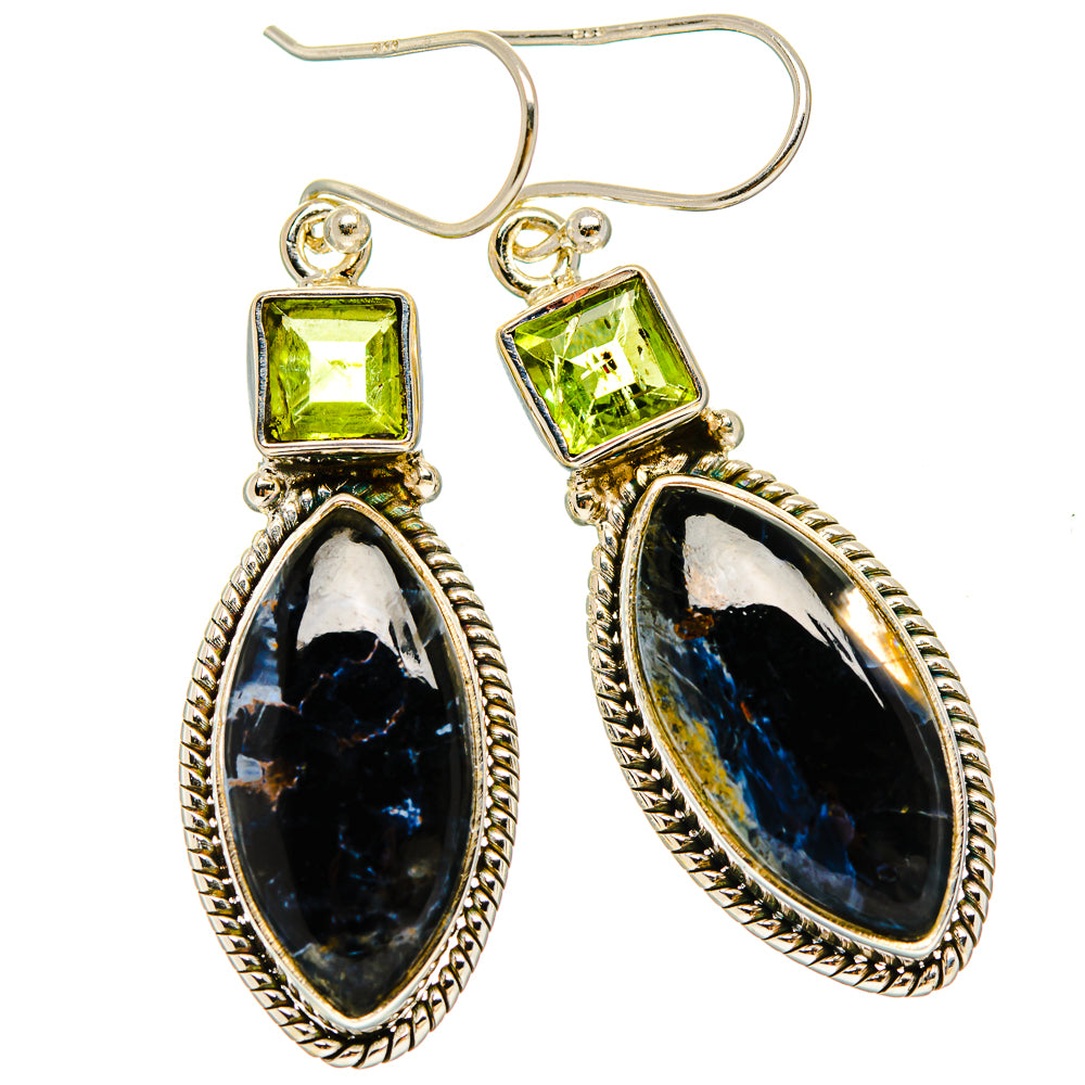 Pietersite Earrings handcrafted by Anasilvercos - EARR430123 - Photo 2