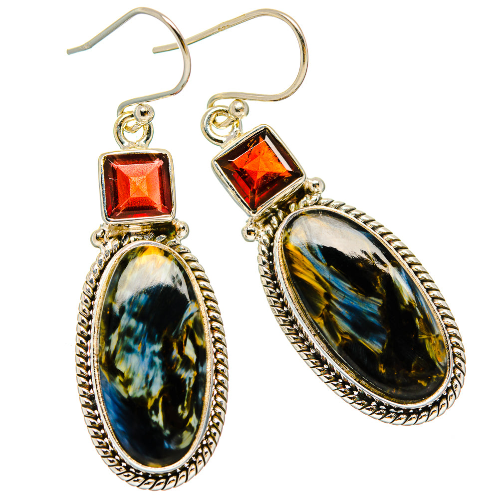 Pietersite Earrings handcrafted by Anasilvercos - EARR430126 - Photo 2