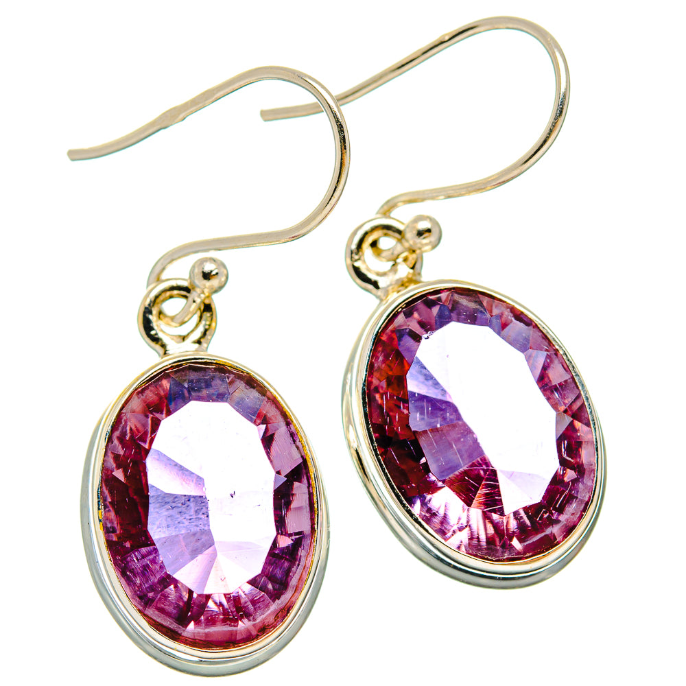 Color Change Alexandrite Earrings handcrafted by Anasilvercos - EARR430128 - Photo 2