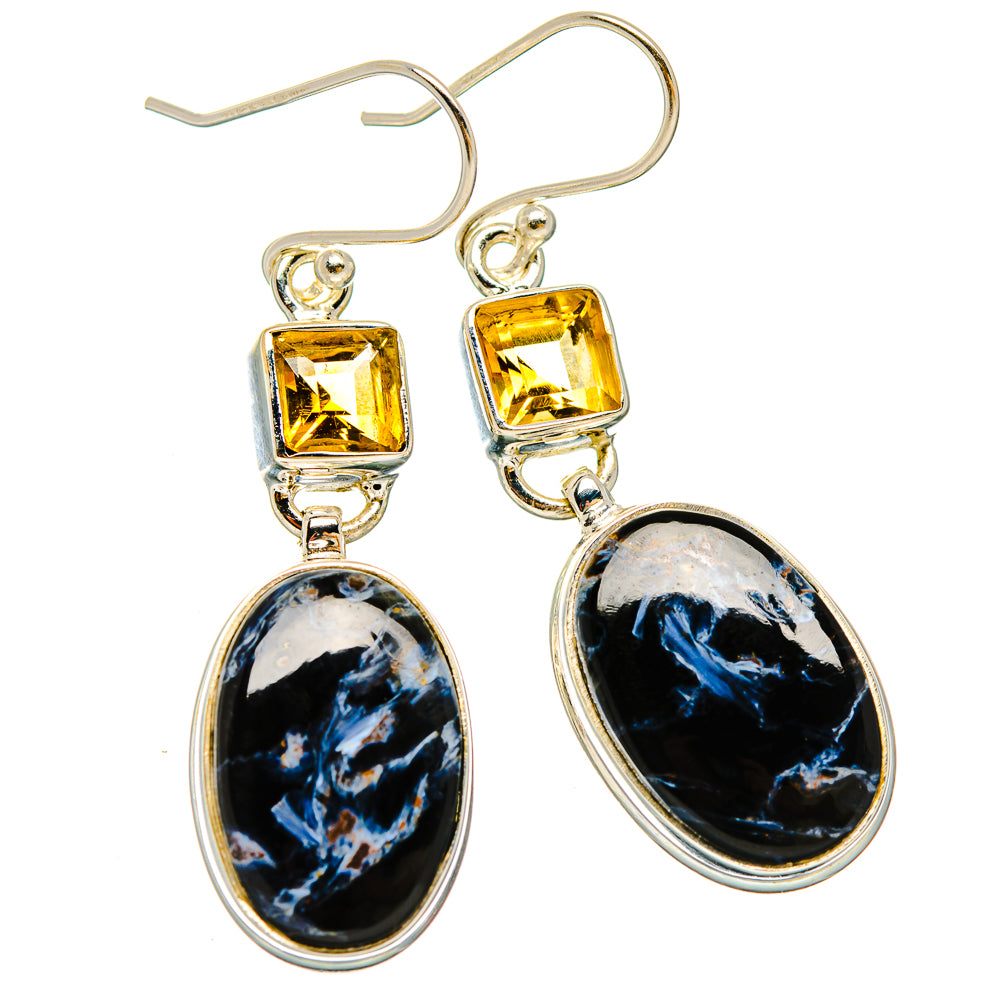 Pietersite Earrings handcrafted by Anasilvercos - EARR430129 - Photo 2