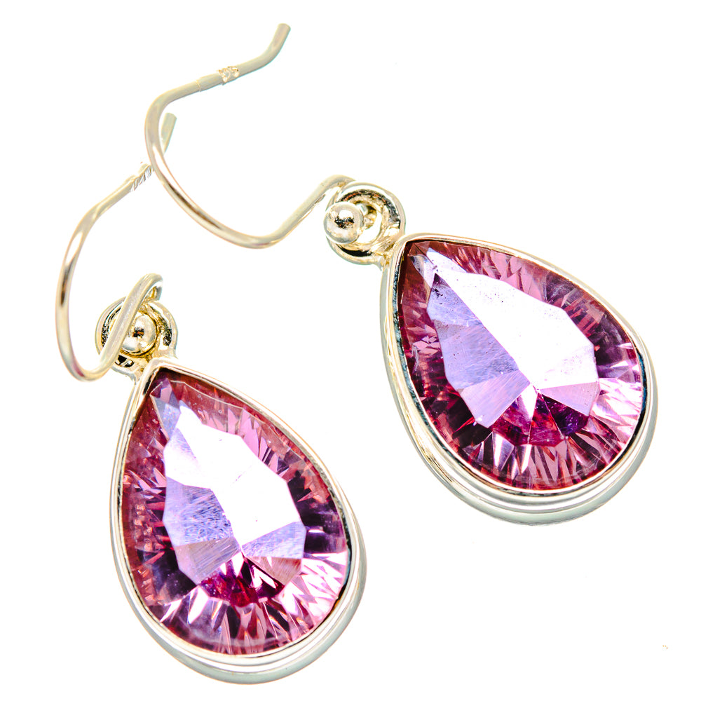 Color Change Alexandrite (Lab.) Earrings handcrafted by Anasilvercos - EARR430135 - Photo 2
