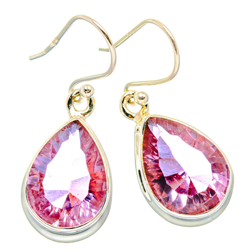 Color Change Alexandrite (Lab.) Earrings handcrafted by Anasilvercos - EARR430137 - Photo 2