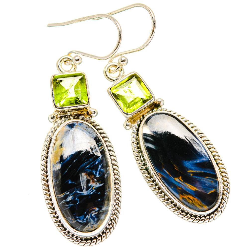 Pietersite Earrings handcrafted by Anasilvercos - EARR430147 - Photo 2