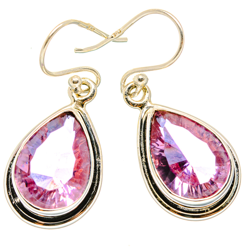 Color Change Alexandrite (Lab.) Earrings handcrafted by Anasilvercos - EARR430166 - Photo 2