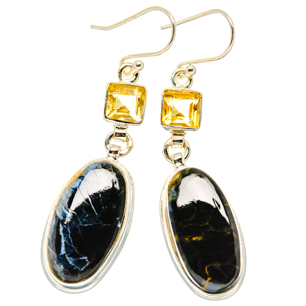 Pietersite Earrings handcrafted by Anasilvercos - EARR430170 - Photo 2