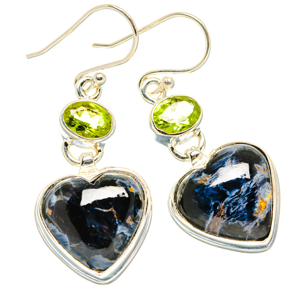 Pietersite Earrings handcrafted by Anasilvercos - EARR430173 - Photo 2