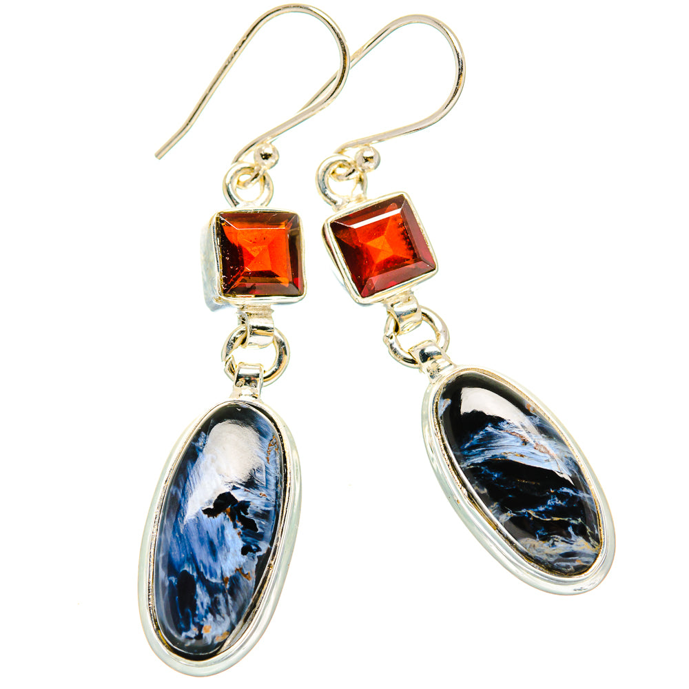 Pietersite Earrings handcrafted by Anasilvercos - EARR430194 - Photo 2