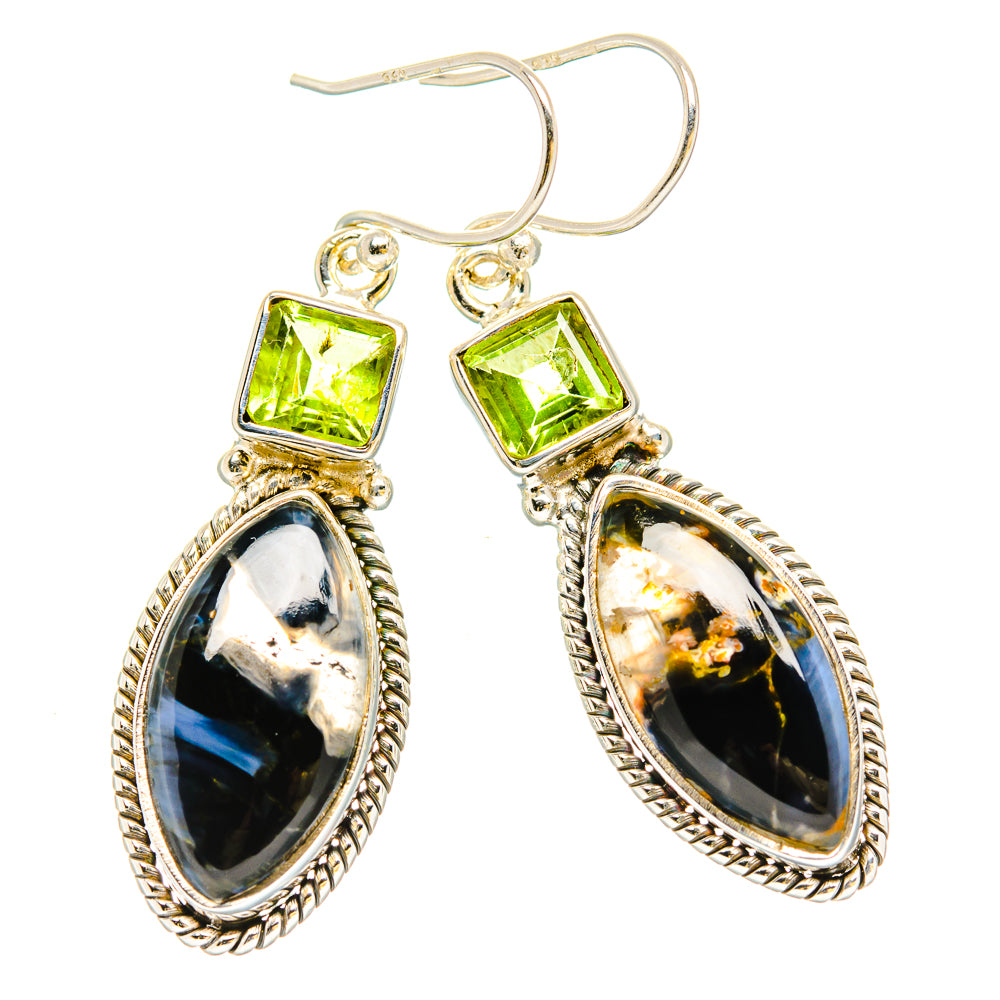 Pietersite Earrings handcrafted by Anasilvercos - EARR430201 - Photo 2