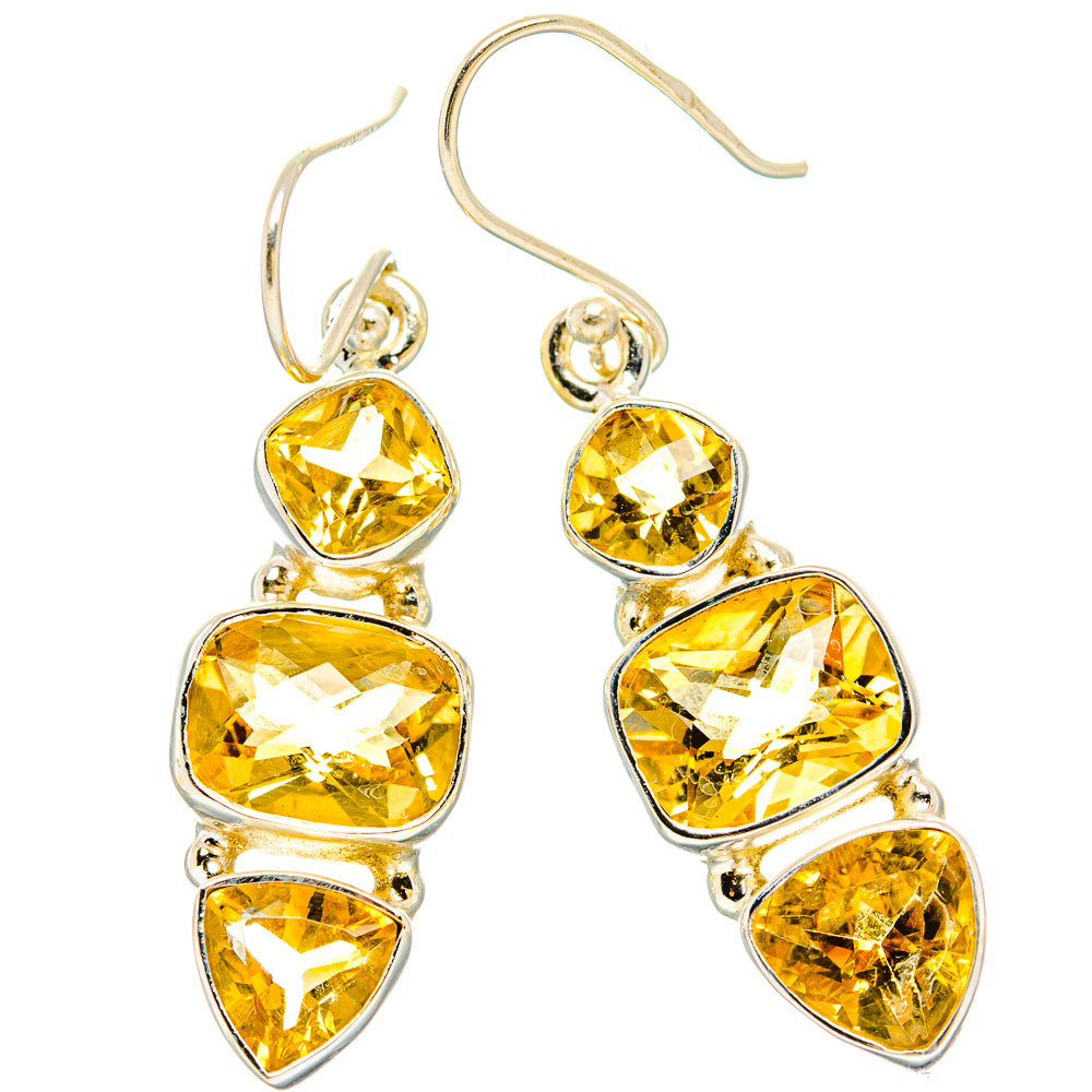 Citrine Earrings handcrafted by Anasilvercos - EARR430204 - Photo 2