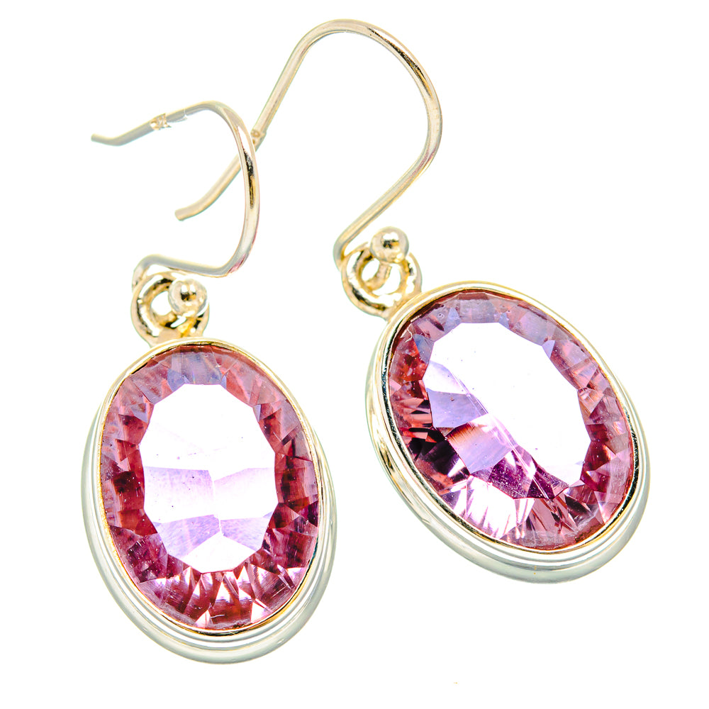 Color Change Alexandrite Earrings handcrafted by Anasilvercos - EARR430219 - Photo 2