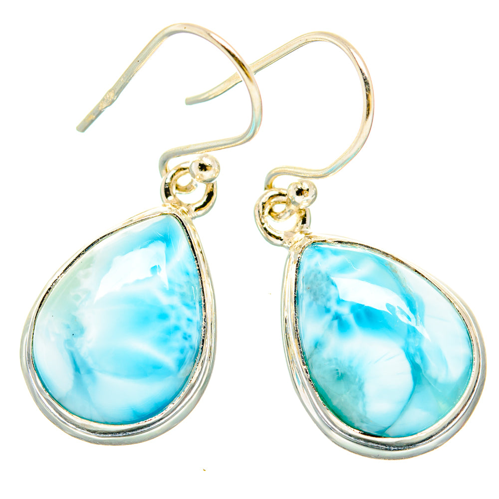 Larimar Earrings handcrafted by Anasilvercos - EARR430225 - Photo 2