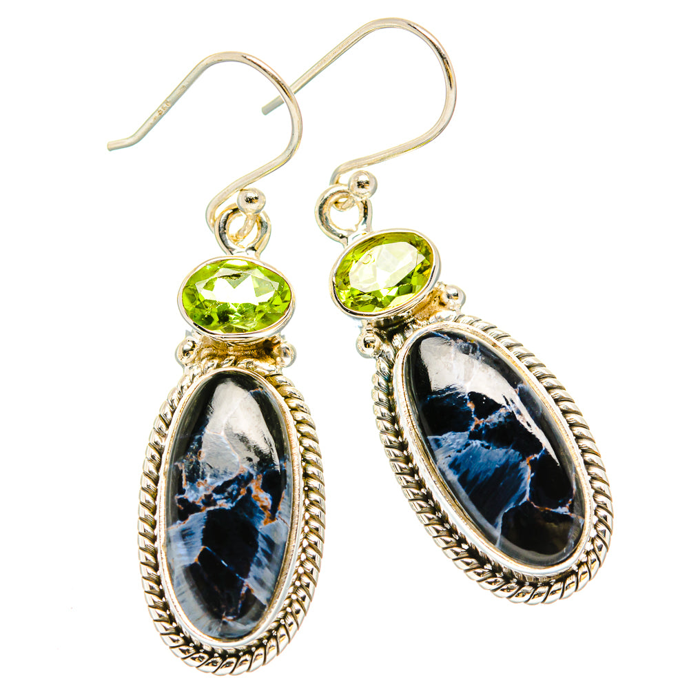 Pietersite Earrings handcrafted by Anasilvercos - EARR430230 - Photo 2